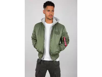 ALPHA Industries MA-1 D-Tec Bomberjacke, sage-green