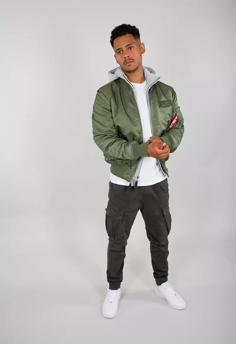 ALPHA Industries MA-1 D-Tec Bomberjacke, sage-green 4