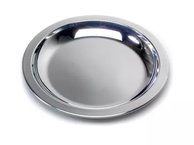 Teller - tief, Edelstahl, 20,5cm