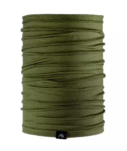 Multifunktionstuch (Merinowolle), oliv