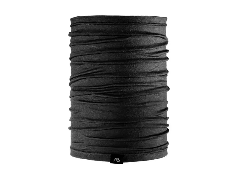 Multifunktionstuch (Merinowolle), schwarz