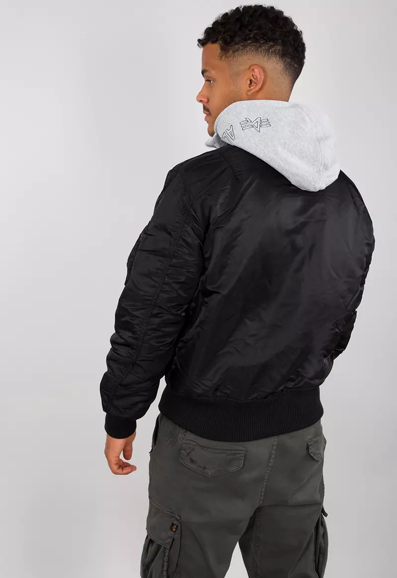 ALPHA Industries MA-1 D-Tec Bomberjacke schwarz 2