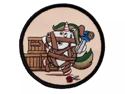 Logostik-Einhorn - Klett-Patch