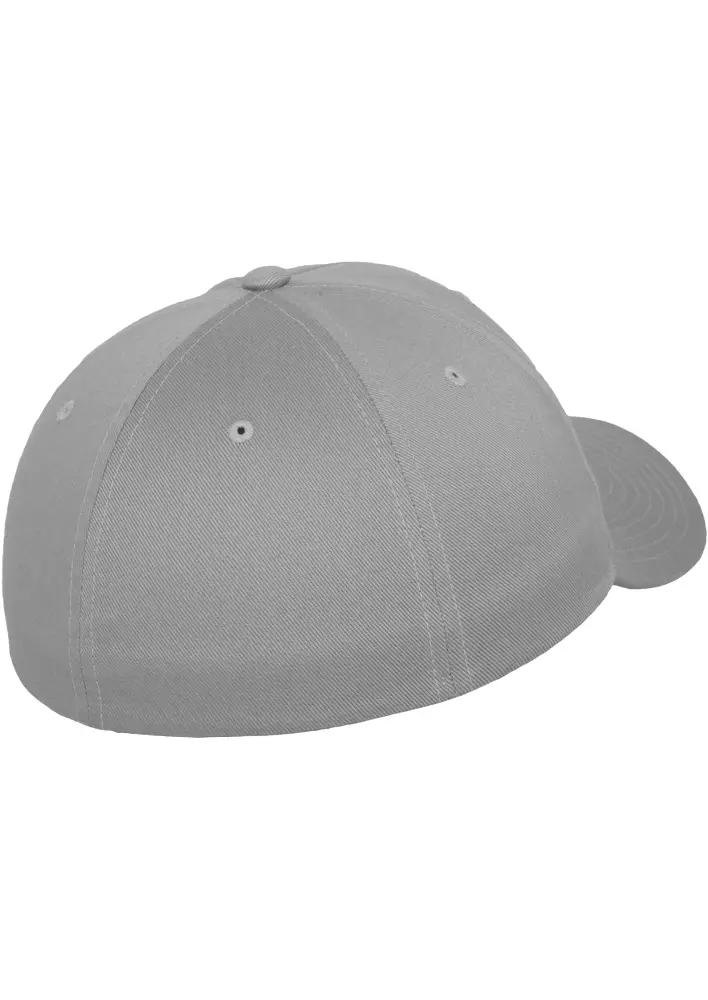 Cap flexfit, Wooly Combed, silber 3