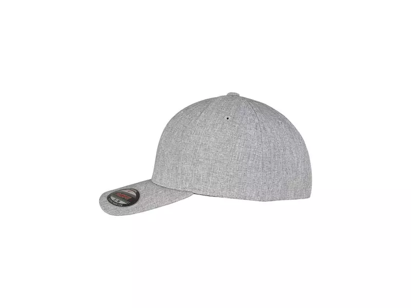 Cap flexfit, Heatherlight, melange grau 3