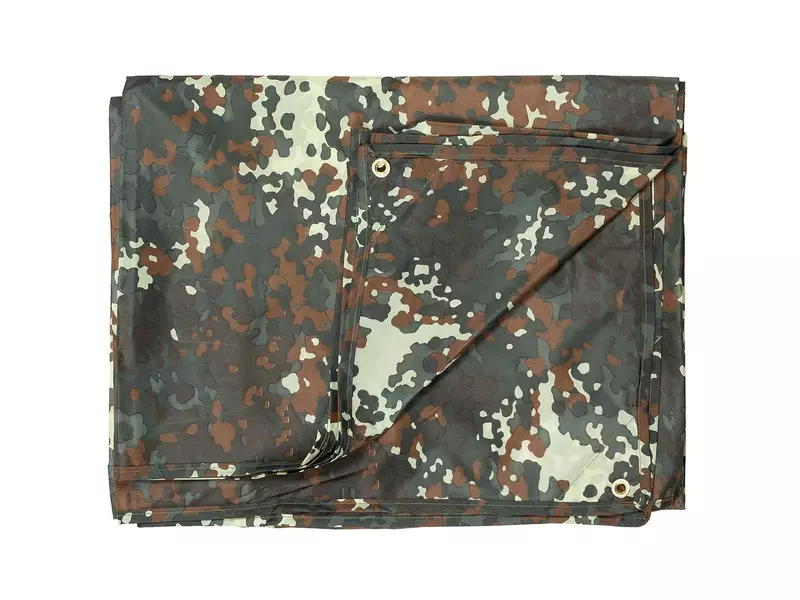 Mehrzweckplane, Tarp ca. 2x3m, flecktarn