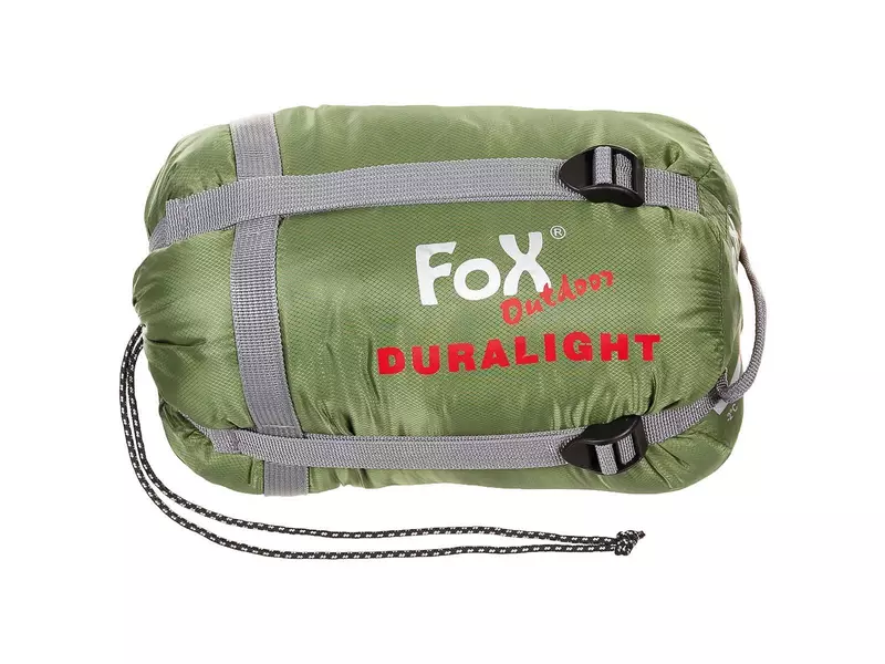 Schlafsack Duralight, oliv/schwarz 2