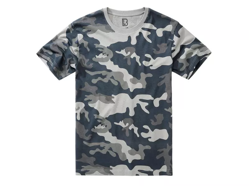BRANDIT T-Shirt, grey-camo