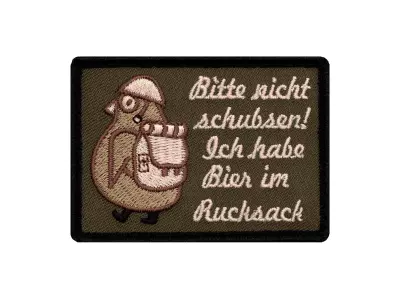 Klett-Patch: Bitte nicht schubsen...
