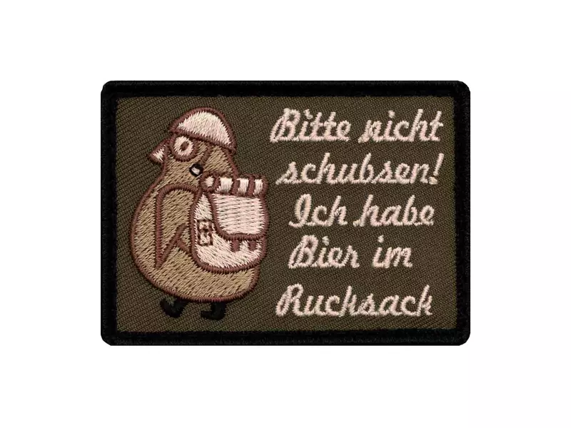 Klett-Patch: Bitte nicht schubsen...