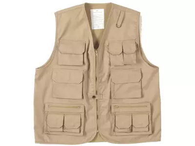 Anglerweste, khaki