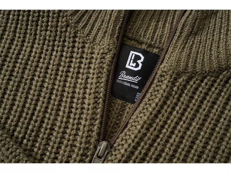 BRANDIT. Kinder Strickpullover/Troyer, oliv 4