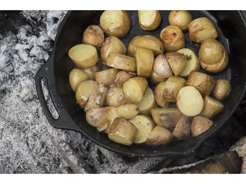 Petromax Feuerpfanne fp25h mit Henkeln 2