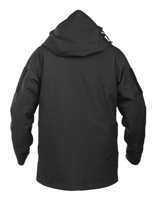 Nässeschutzjacke m. Fleece, schwarz 2