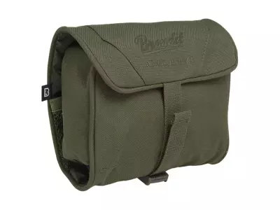 Waschzeugtasche m. Spiegel, oliv - Medium