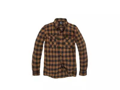 Flanellhemd Harley, braun/schwarz