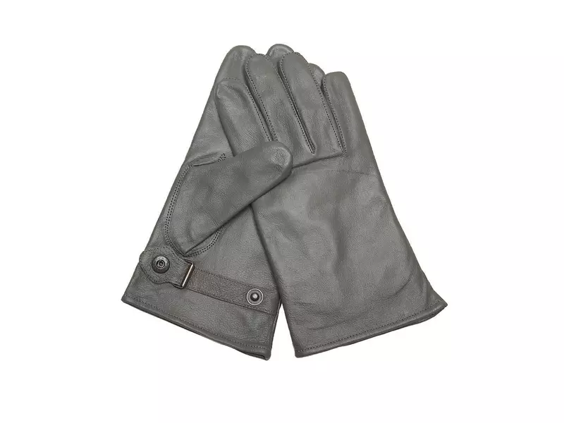 Bundeswehr Lederhandschuh, grau (Imitat)