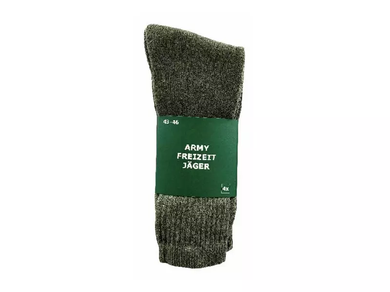 Herren Sportsocken ARMY, oliv - halblang - 4er-Pack 2