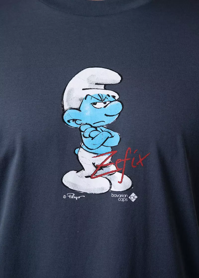 Bavarian Caps T-Shirt MUFFI-Zefix, dunkelgrau 2