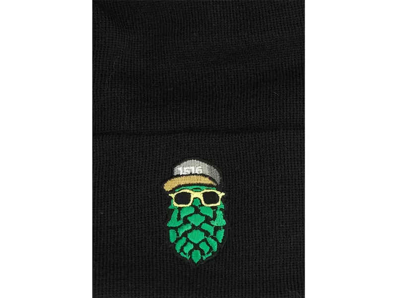 Bavarian Caps Strickmütze Hopfinator , schwarz 2