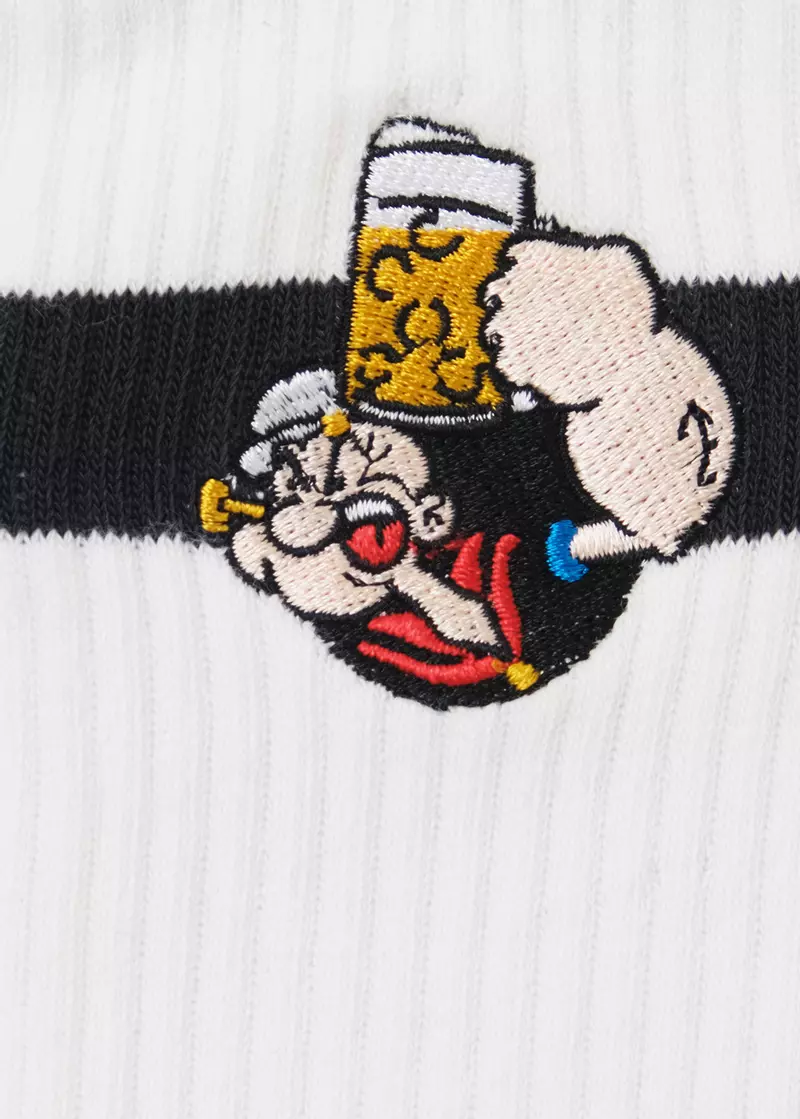 Bavarian Caps Sportsocken POPEYE, weiß Gr. 41-46 2