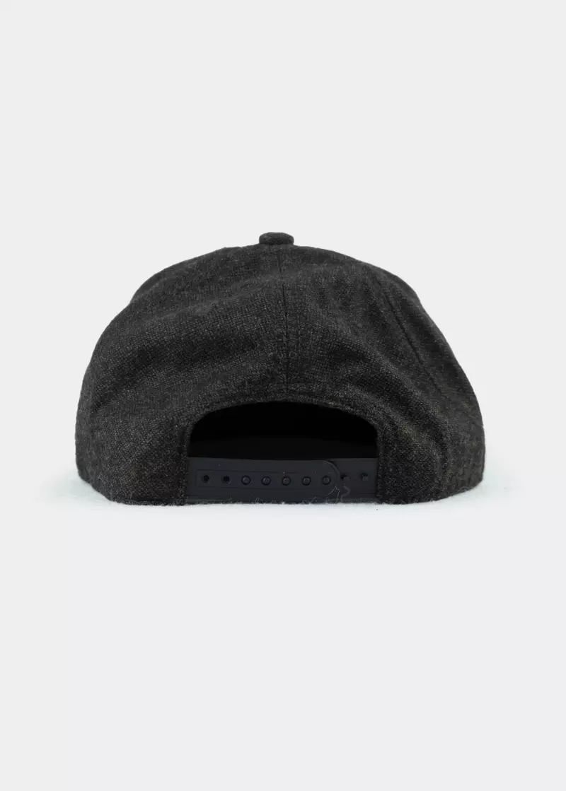 Bavarian Caps - Edelweiß Flanell, dunkelbraun (Snapback) 4