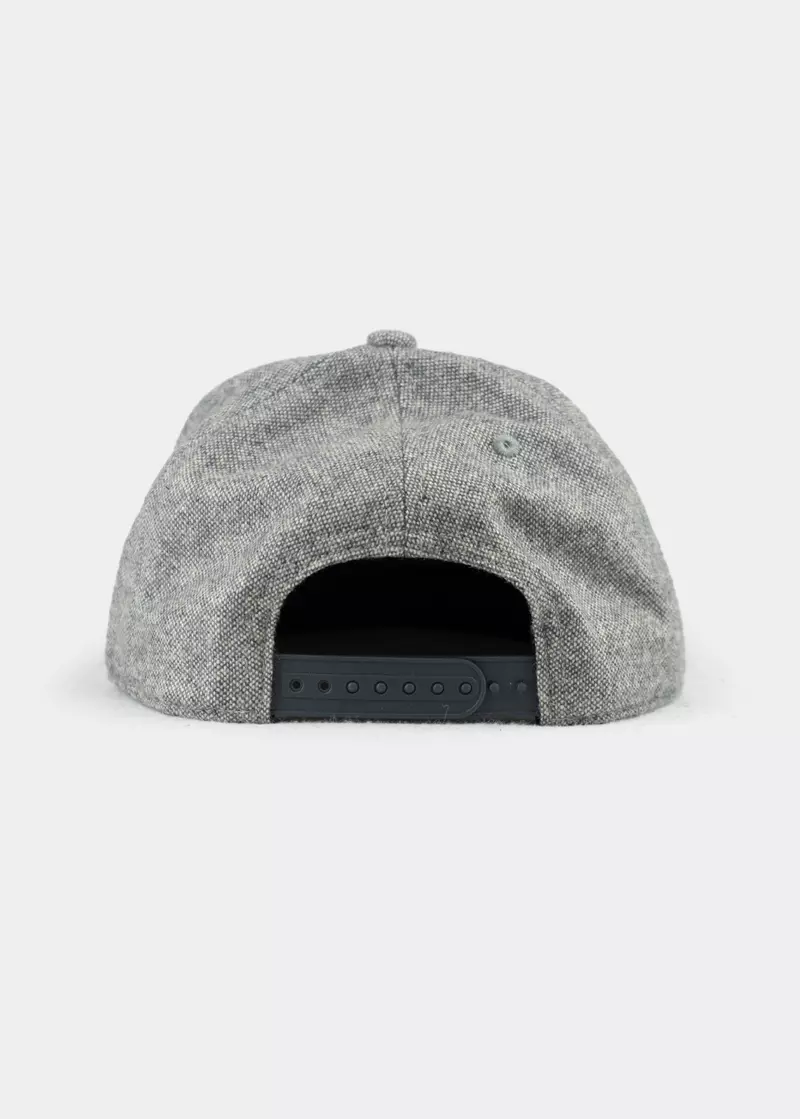 Bavarian Caps - Edelweiß Flanell, grau (Snapback) 4