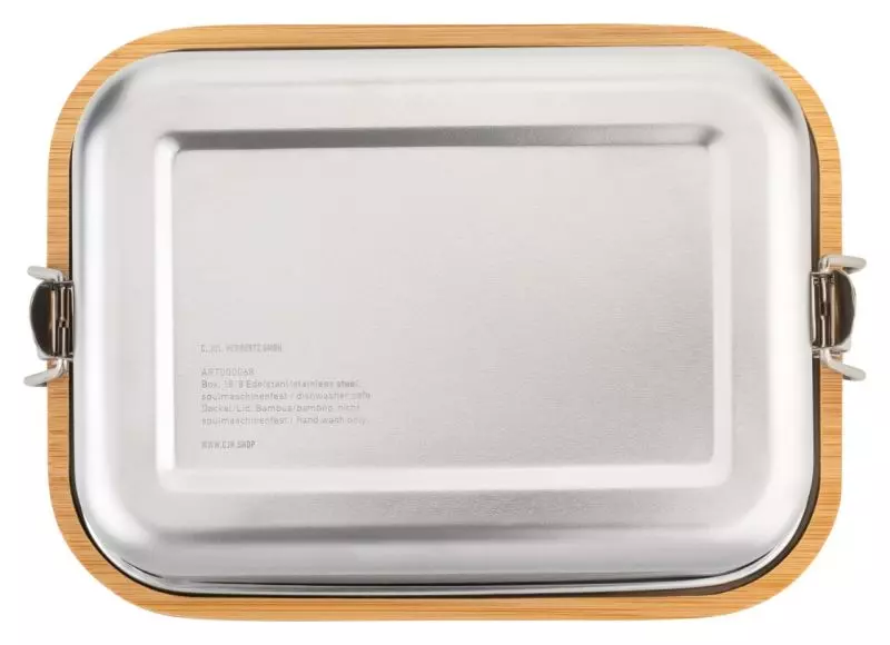 Lunch Box, Edelstahl 19,5x13,7 cm 2