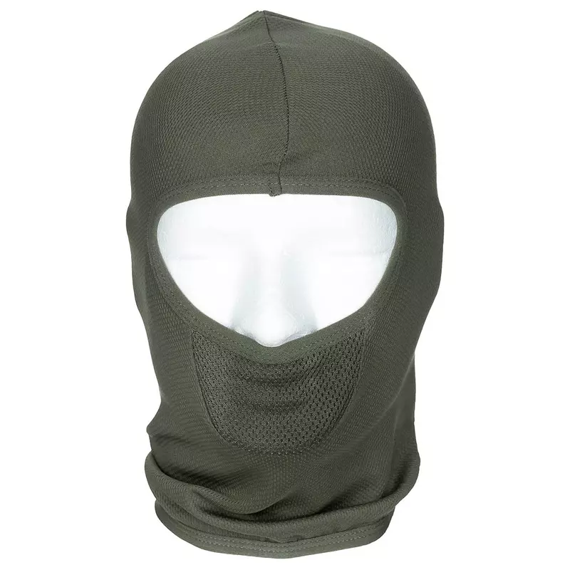 Balaclava, Tactical, 1-Loch, oliv