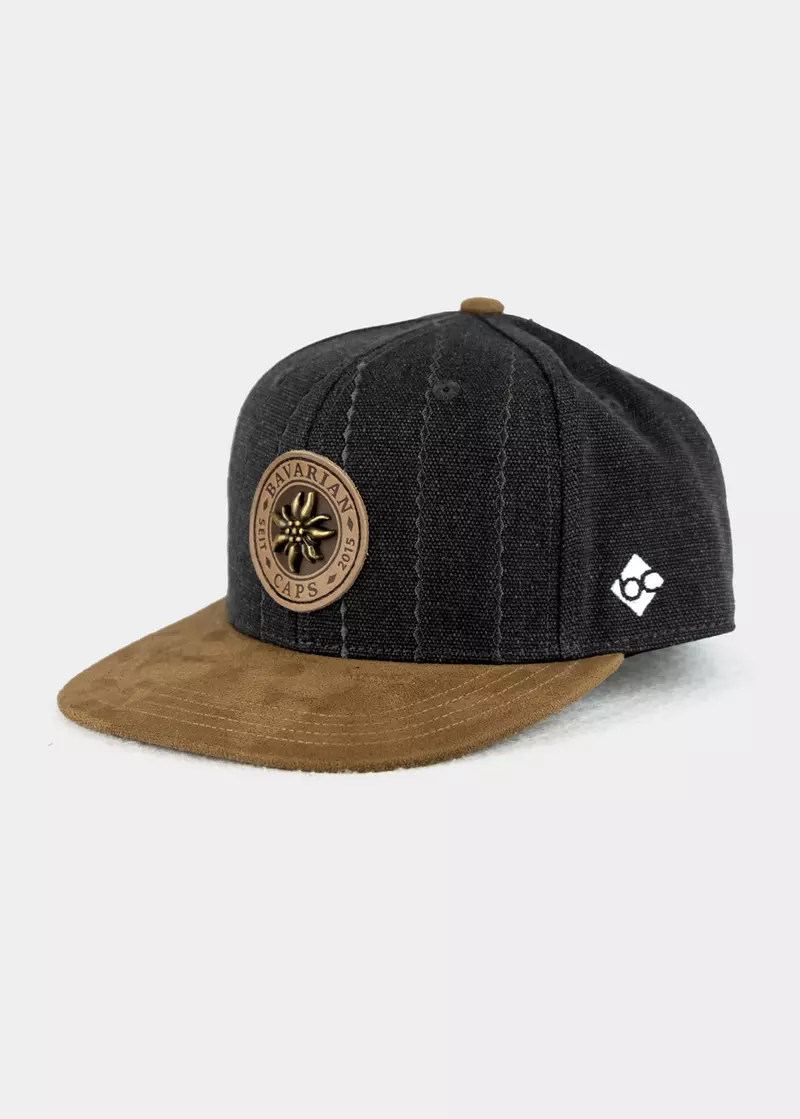 Bavarian Caps - 10 Jahre BC - dunkelgrau (Snapback)