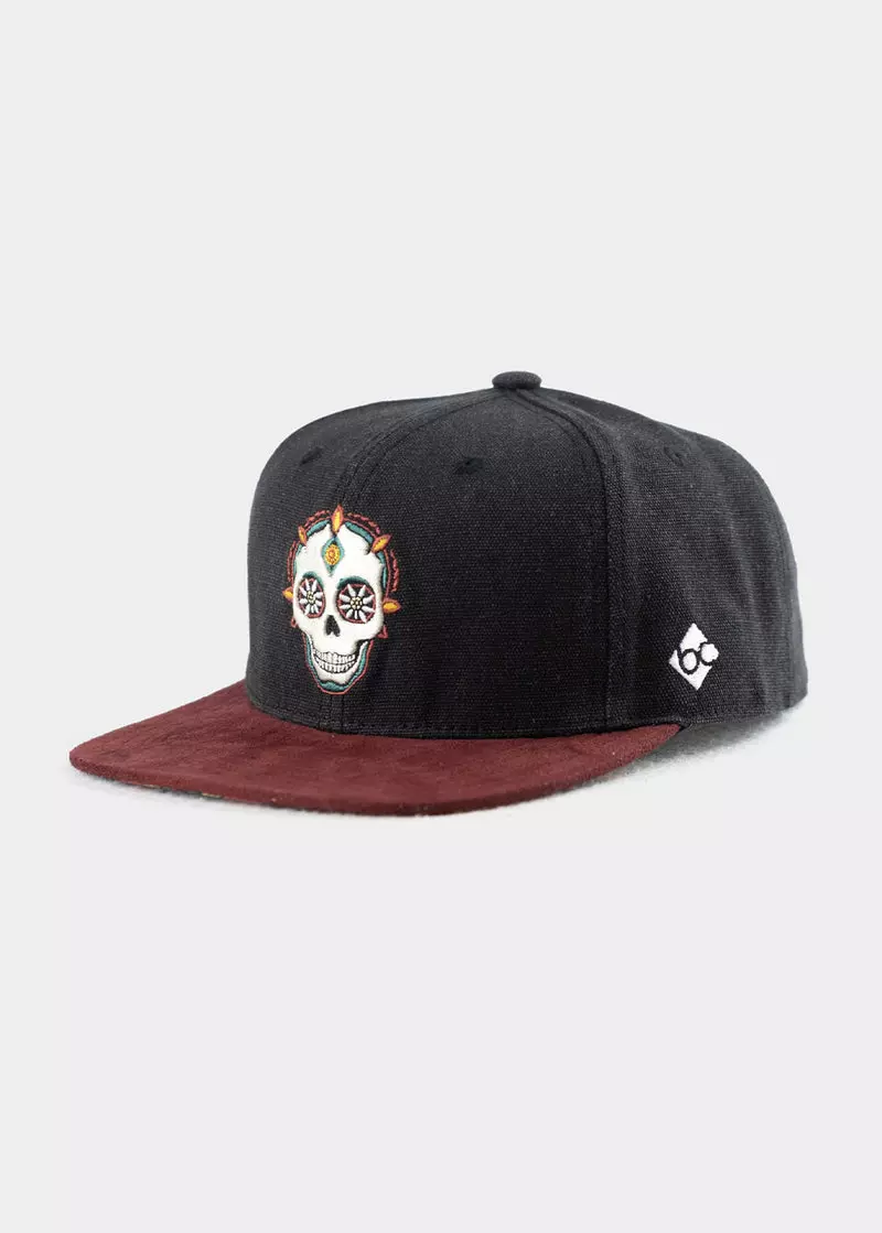 Bavarian Caps - Dia de muertos, schwarz (Snapback)