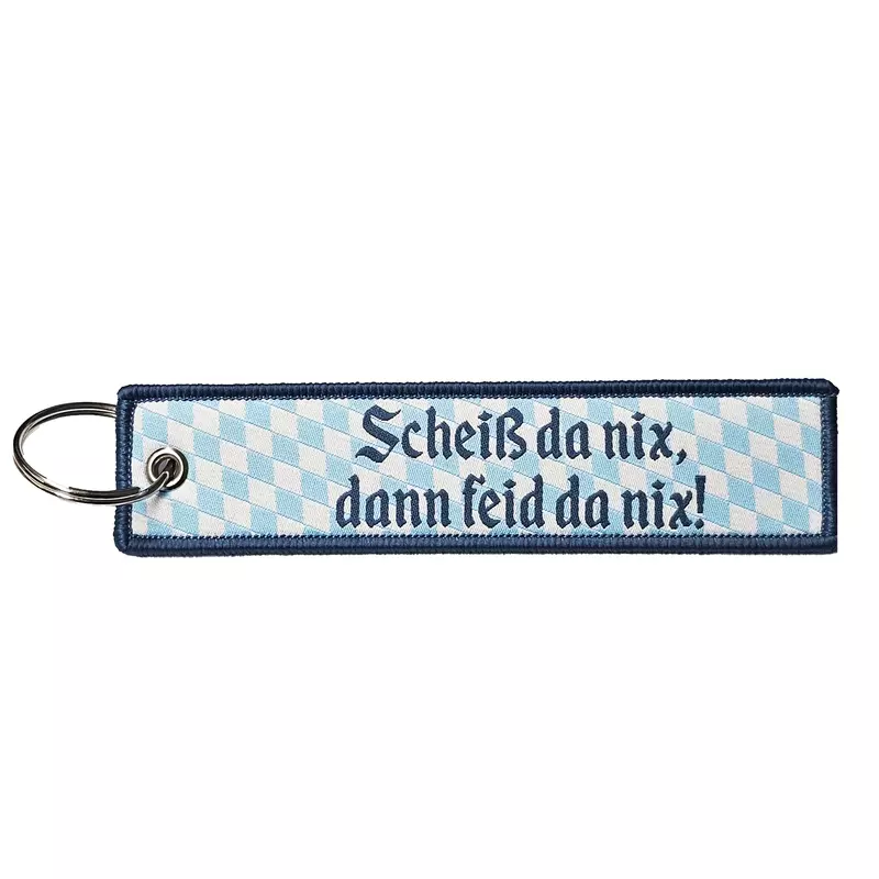 Schlüsselanhänger SCHEISS DA NIX, DANN...
