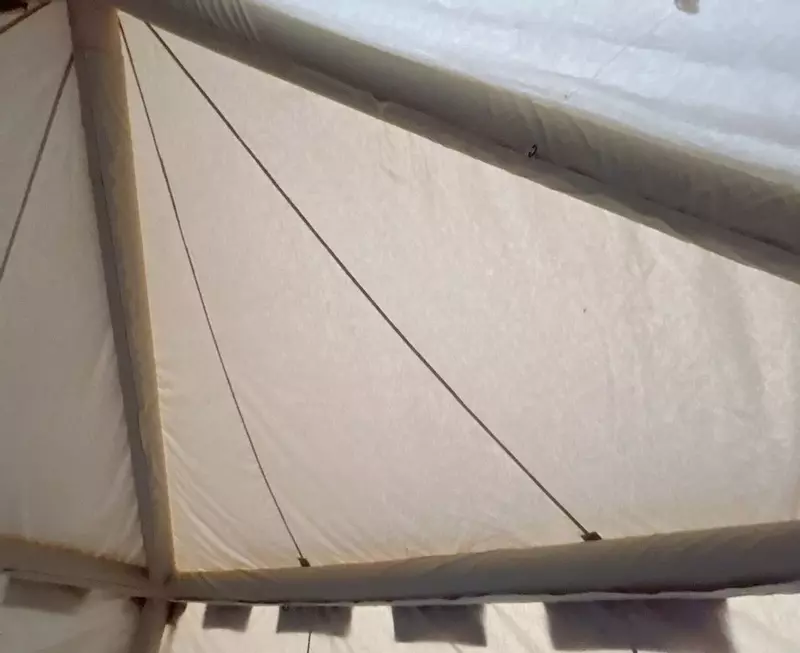 blowee Ritterzelt 4x4, natur mit Bodenplane (abnehmbar) 2