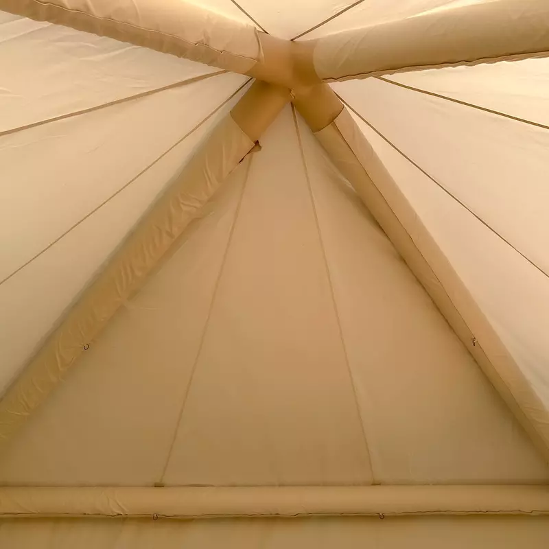 blowee Ritterzelt 4x4, natur mit Bodenplane (abnehmbar) 4