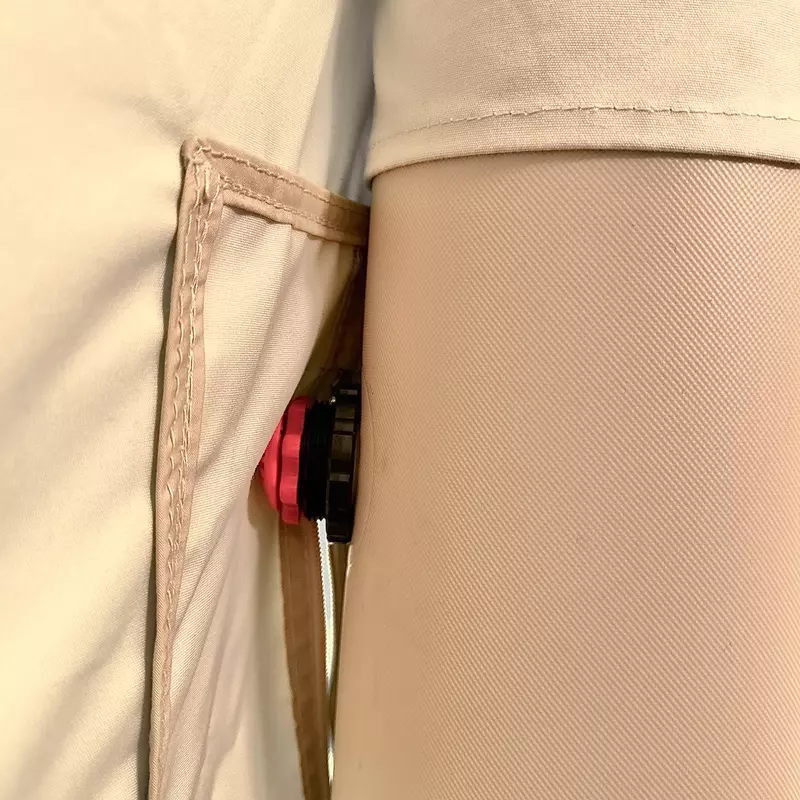 blowee Ritterzelt 4x4, natur mit Bodenplane (abnehmbar) 5