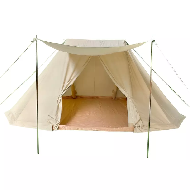 blowee Sachsenzelt 4x6 Meter, natur mit Bodenplane (abnehmbar)