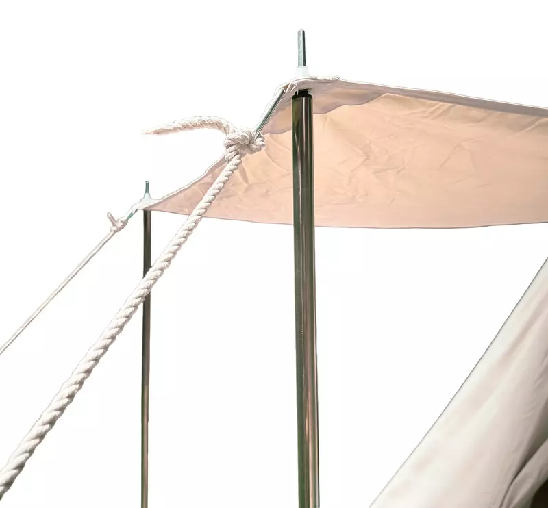 blowee Sachsenzelt 2x4 (mit Bodenplane, abnehmbar) 2