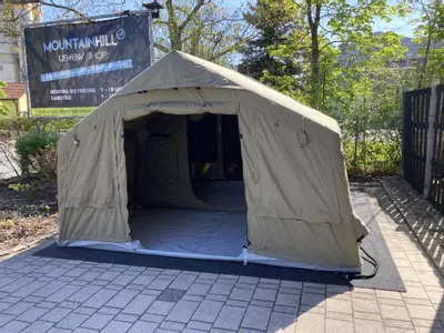 blowee Luftzelt 3.60 x 3.60 Meter, oliv