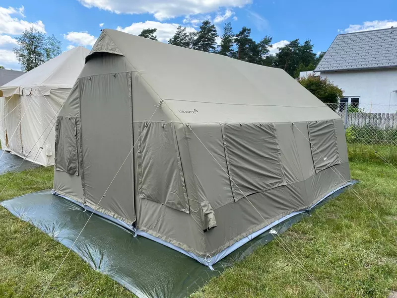 blowee Luftzelt 3.60 x 4.80 Meter, oliv 2