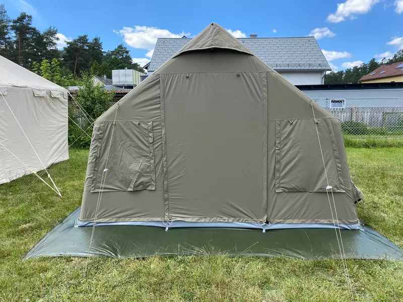 blowee Luftzelt 3.60 x 4.80 Meter, oliv 5