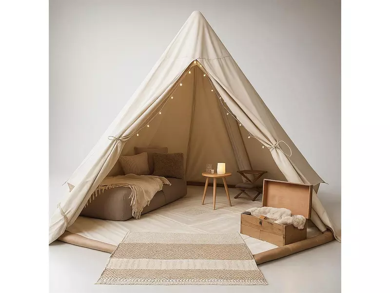 blowee Einmastzelt Ø 3.50 Meter (mit Bodenplane) 2