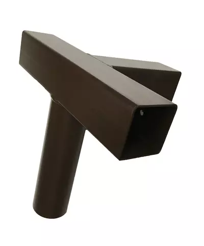 T-Stück mit Abgang - Ø 55 mm / 54 x 54mm