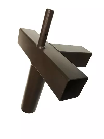 T-Stück mit Dorn und Abgang - Ø 55 mm / 54 x 54mm