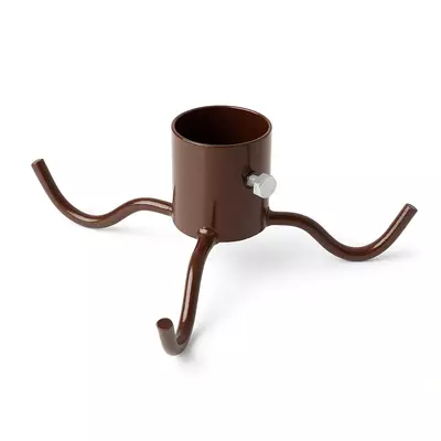 Kleiderhaken für Rundholzstange Ø 5,5 - Halbe Portion