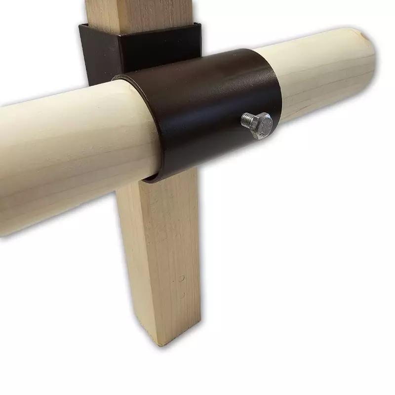 Kreuzverbinder rund/eckig - 55mm x Ø 55mm 3