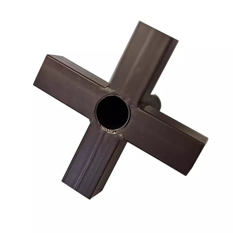 Kreuzverbinder 54x54 mm mit Durchgang Ø 55 mm