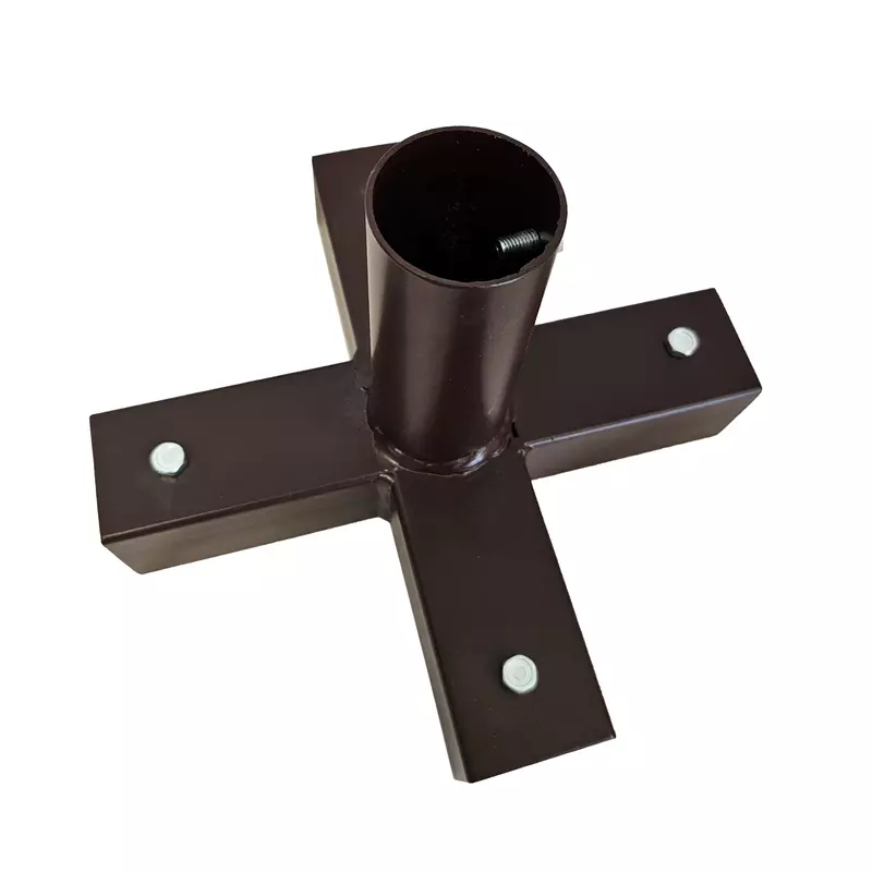 Kreuzverbinder 54x54 mm mit Durchgang Ø 55 mm 2