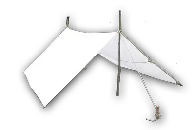 Lagerplane/Sonnensegel mit Metallringe