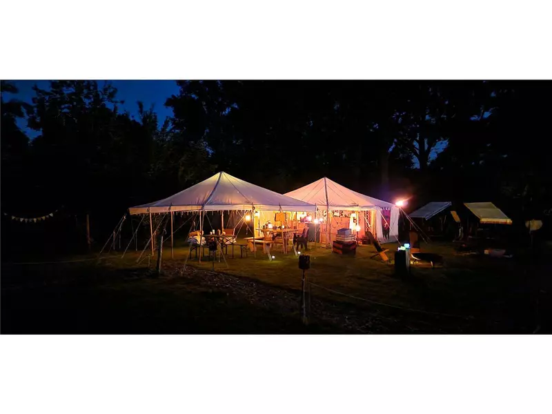 Mehrzweckzelt GPS 5 x 5 Meter natur 3