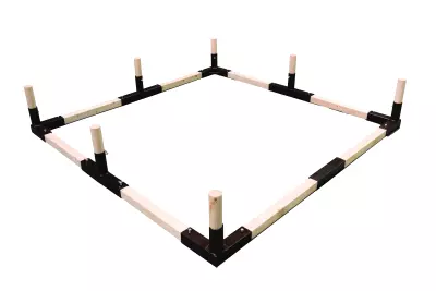 Rahmen (unten): Ritterzelt 4x4